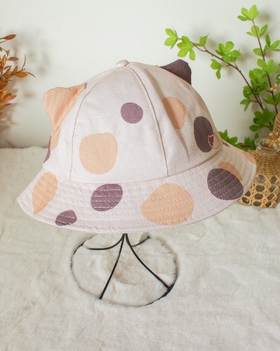 Calico cat bucket hat - Medium