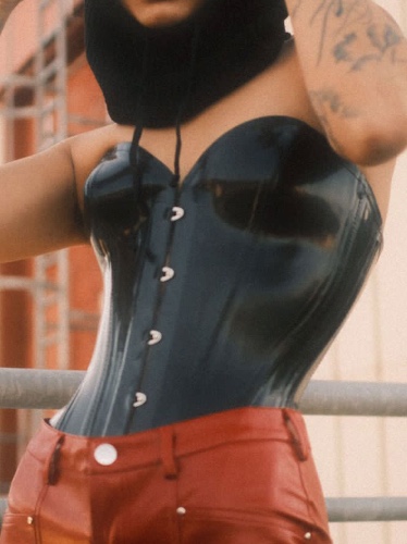 Latex corset