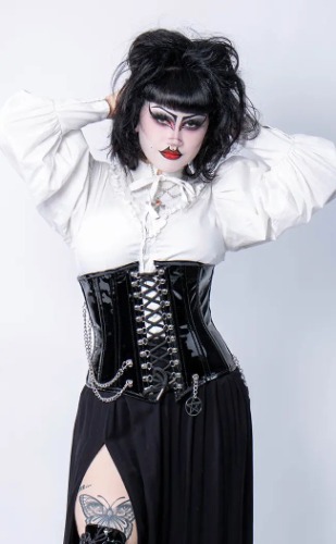 Power Trip PVC Underbust Corset | S