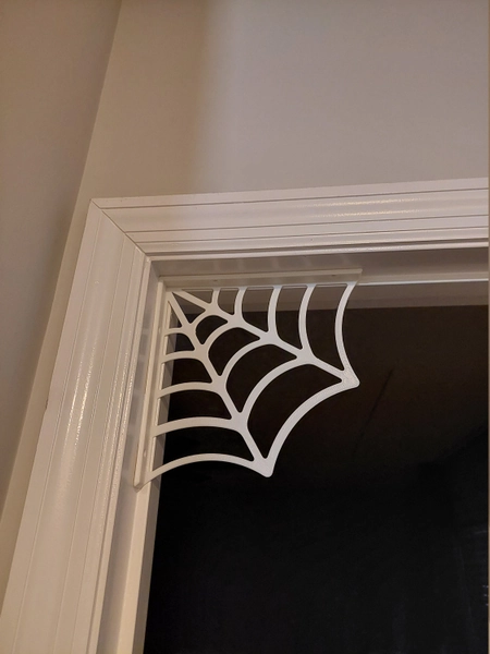Spider Web Door Decoration / gothic home decor / Halloween Cobweb decoration / haunted mansion decor / cobweb