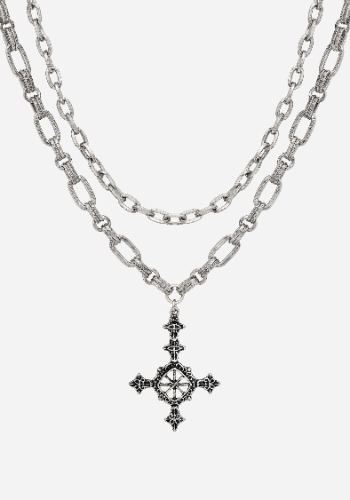 Ciara Cross Layered Necklace | Default Title