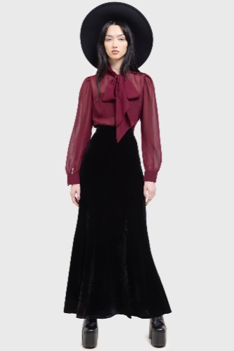 Void Viper Skirt | S / Black / 95% Polyester 5% Elastane