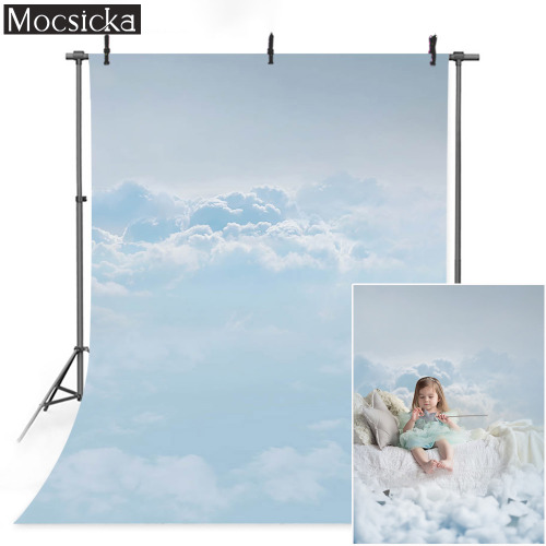 Himmel Wolke Fotografie Hintergrund Kinder Porträt Hintergrund Foto Studio Geburtstag Kunst Professionelle Fotografische Photo Requisiten