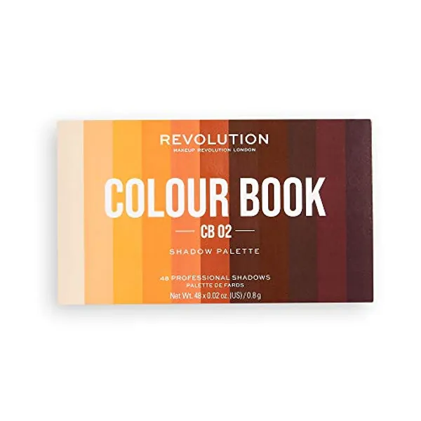 Makeup Revolution, Colour Book Eyeshadow Palette, CB02, 269g