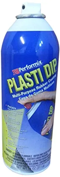Performix PLASTI DIP I Flüssiggummi Schwarz matt I 1 Spraydose 325 ml I Felgenfolie I Synthetische Gummi-Beschichtung I Schützt gegen Feuchtigkeit, Säure, Witterung I Rückstandslos ablösbar