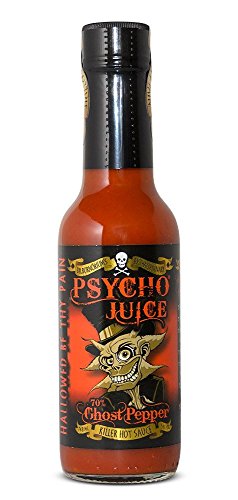Psycho Juice 70% Ghost Pepper Hot Chilli Sauce - Chilli - 148 ml (Pack of 1)