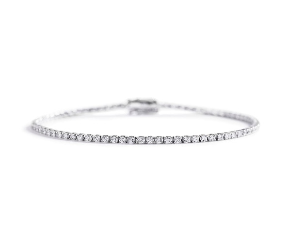 Tennis bracelet with 3,50 ct. brillants