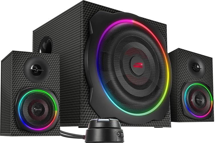 Speedlink GRAVITY CARBON RGB PC speakers