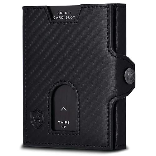 VON HEESEN Slim Wallet mit Münzfach & RFID-Schutz