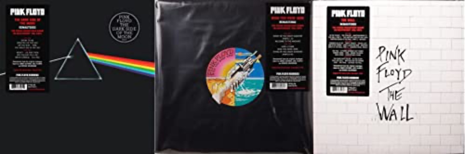Pink Floyd 3-Pack: Dark Side Of The Moon / Wish You Were Here / The Wall