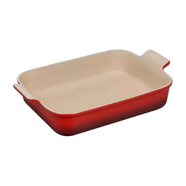 4 QT Heritage Rectangular Dish | Cerise
