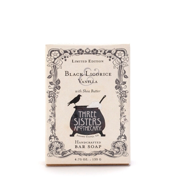 Black Licorice & Vanilla Bar Soap 4.75 oz.