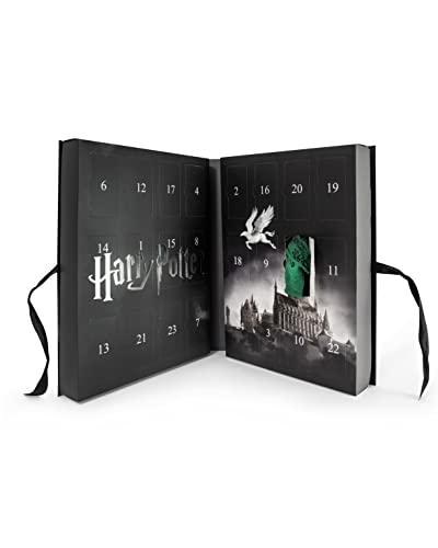 Harry Potter® | Calendrier de l'Avent original | 24 paires de chaussettes pour homme | Calendrier de Noël avec pieds + chaussettes longues | Taille 42-46 | Oeko-Tex®, mélangé, 42-46