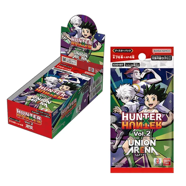 UNION ARENA Trading Card Game - Booster Box - HUNTER×HUNTER vol. 2 - Japanese ver. (Bandai)