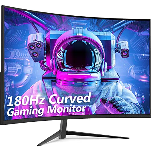 Z-Edge 24-inch Curved Gaming Monitor 180Hz Refresh Rate, 1ms MPRT, FHD 1080 Gaming Monitor, R1650 Curved, UG24 AMD Freesync Premium Display