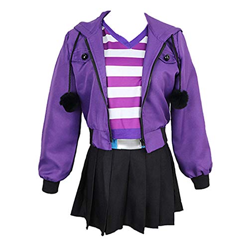 Charous Anime Schicksal Apokryphen Astolfo Cosplay Kostüm, Lila Sportbekleidung für Frauen Halloween Weihnachten Karneval Thema Party Cosplay Full Set - L - Lila