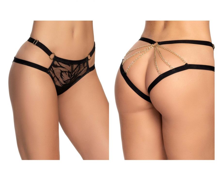 Mapale 116 Chain Cage Panty Color Black - S/M / Black