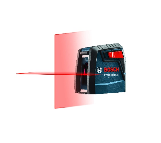 BOSCH GLL30 30ft Cross-Line Laser Level Self-Leveling with 360 Degree Flexible Mounting Device - Laser Level