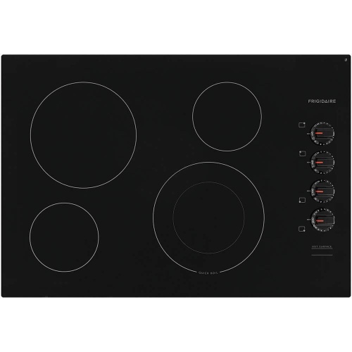 Frigidaire FFEC3025US 30 Inch Electric Smoothtop Style Cooktop with 4 Elements, Hot Surface Indicator - 