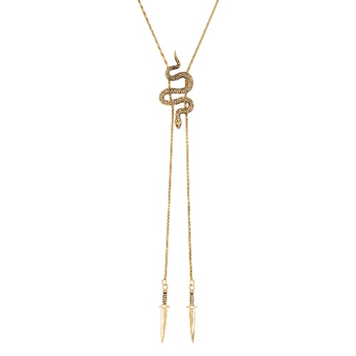 Snake Bolo Tie | 18K Gold Plated