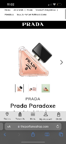 Prada Prada Paradoxe Eau de Parfum Refillable Spray | The Perfume Shop Ireland
