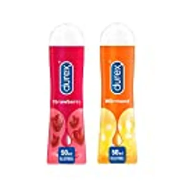 Durex Play Gleitgel Ausprobierpaket für Sie und Ihn (Wärmend & Strawberry) 2 x 50ml
