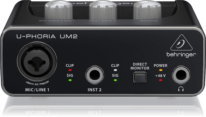 Behringer UM2 Audio Interface - 1-Channel Audio Interface