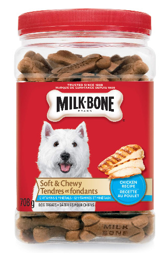 Milk-Bone Soft & Chewy Dog Treats 708g/25 oz., - {Imported from Canada} - 