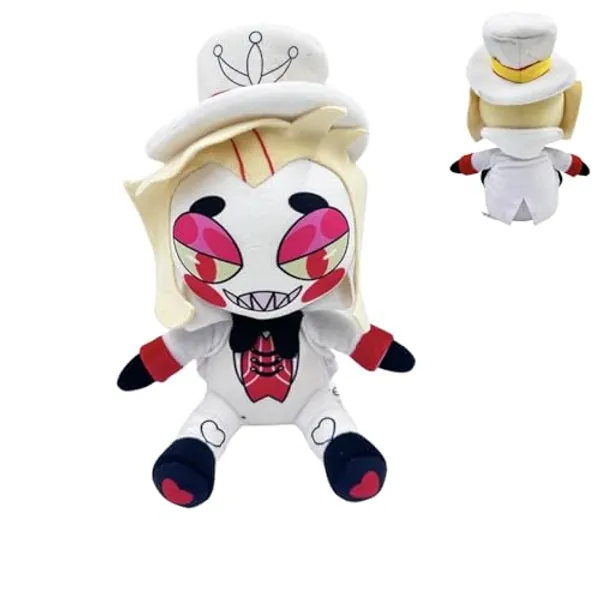 Oiytrmcg 2024 Latest Hazbin Hotel Plushies, 11.8" Hazbin Plushies Toy, Cute Stuffed Animal Doll for TV Fans Gift,Birthday for Boys and Girls (Adam)