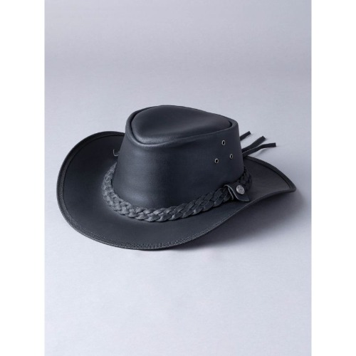 Leather Cowboy Hat 