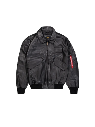 Alpha Leather Bomber  (HERITAGE)