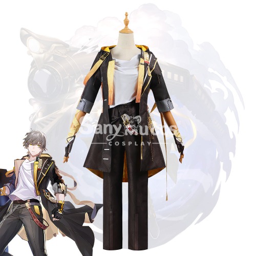 【In Stock】Game Honkai: Star Rail Cosplay Trailblazer Caelus Cosplay Costume Plus Size - XL