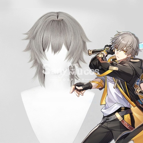 Game Honkai: Star Rail Cosplay Trailblazer Caelus Male Cosplay Wig