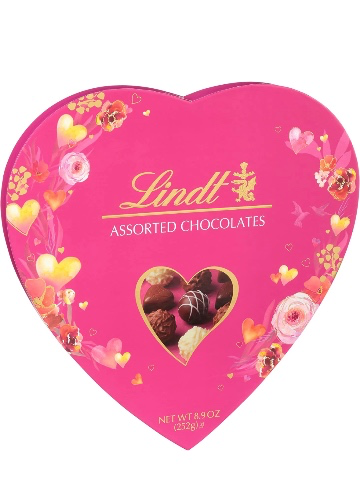 Lindt Valentine's Classic Heart Assorted Gourmet Chocolate Candy Truffles, 8.9 oz. : Grocery & Gourmet Food