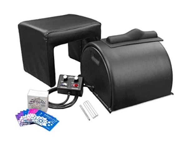 Sybian for Women - Sybian Package - Black with Beige Attachments