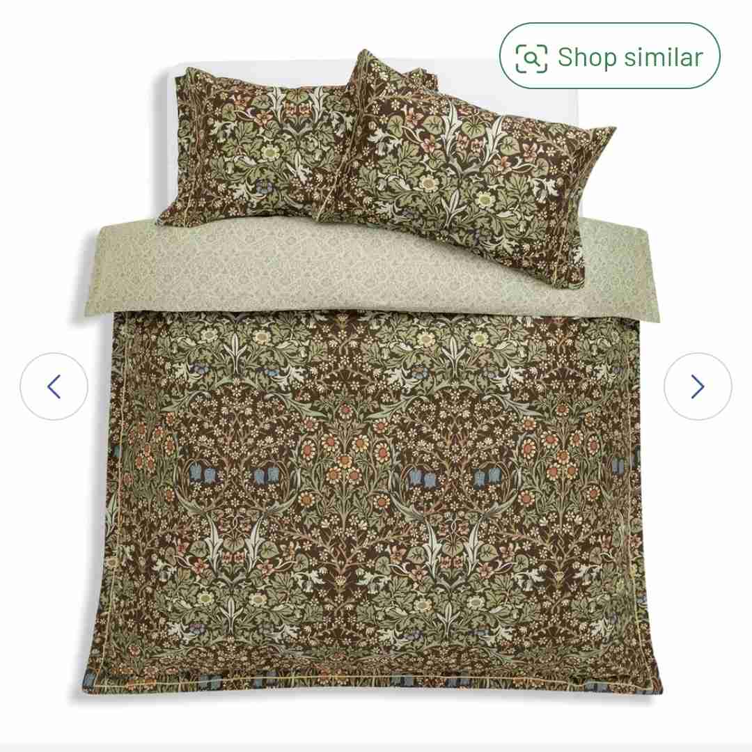 Buy Habitat x Morris & Co. Blackthorn Bedding Set - Super King | Duvet cover sets | Argos