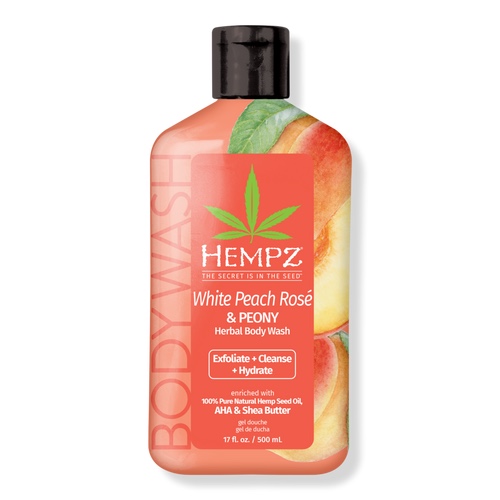 White Peach Rose & Peony Herbal Body Wash