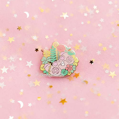 Nature's Joy "Controller" Hard Enamel Pins - Pink / [B Grade] / Locking Clasp