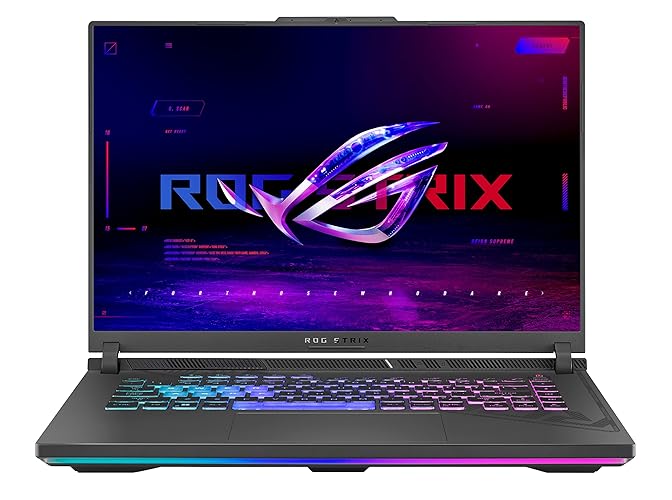 ASUS ROG Strix G16 (2024) Gaming Laptop, 16” 16:10 FHD 165Hz Display, NVIDIA® GeForce RTX™ 4060, Intel Core i7-13650HX, 16GB DDR5, 1TB PCIe Gen4 SSD, Wi-Fi 6E, Windows 11, G614JV-AS74 - 2024 Model