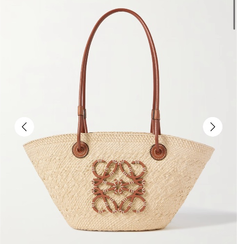 Loewe raffia tote