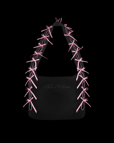 PRINC355 RIBBON SLING SHOULDER BAG BLACK | ONE SIZE