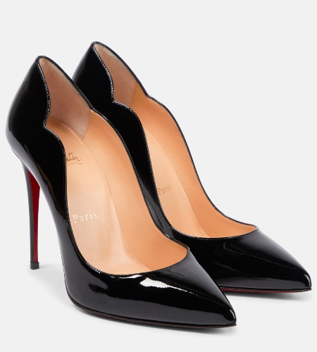 Louboutin Heels (Hot Chick 100 Patent Leather Pumps)