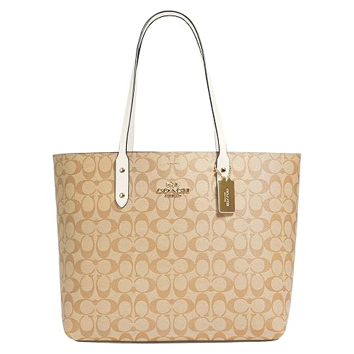 Coach Women's Town Tote - One Size - Light Khaki Chalk