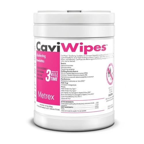 CaviWipes - Disposable Germicidal Cleaner & Healthcare Disinfecting Wipes, 160 Count