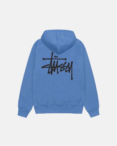 BASIC STÜSSY HOODIE | Pacific / XXL