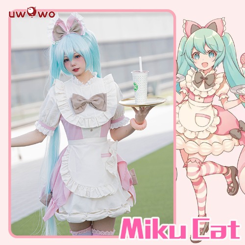 UWOWO Vocaloid HatsuneE Miku Costume Cat Ver Cute Christmas Costume