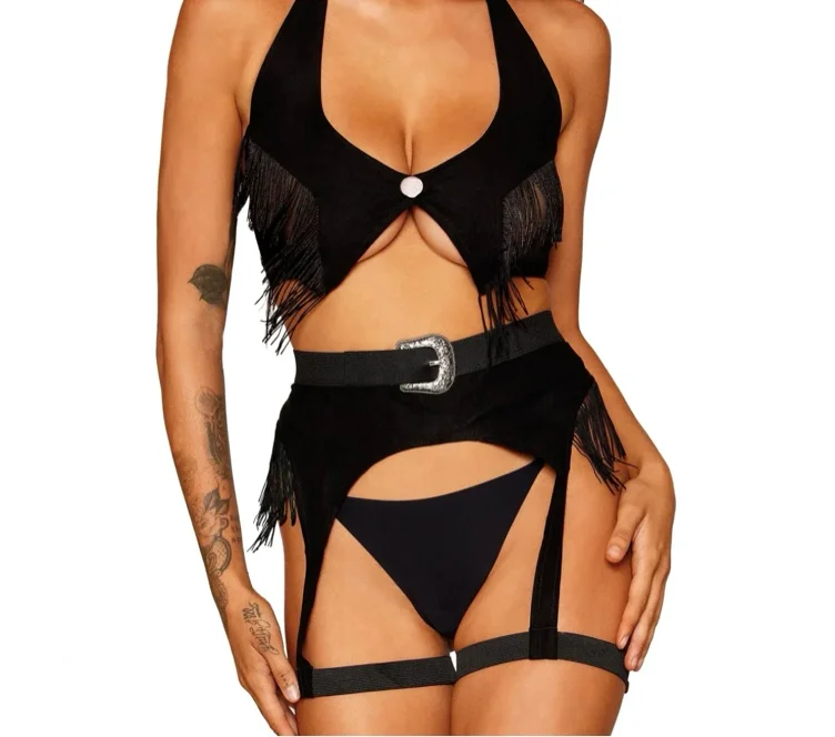 Fringe Bra Set
