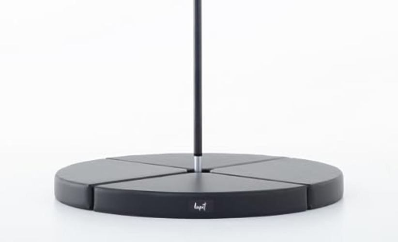 LUPIT POLE - Pole Crash Mat | Dance Mats for Dancers | Perfect for Beginners and Professionals | Ideal for Studios, Home Use | Standard Round Dance Pole Mats - 4'11" Wide, Black, 4.72" (12cm) Thick