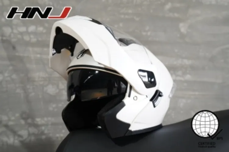 HNJ 937 Motorcycle Helmet full face for men Dual Visor motor Modular helmet with women half face helmet and exercise open face helmet