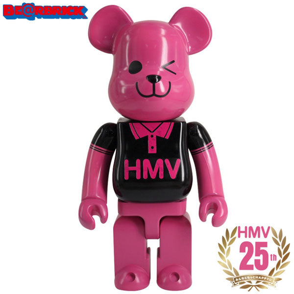 BE@RBRICK HMV BLACK POLO 400% 25th Anniverasry ver. - Brand New